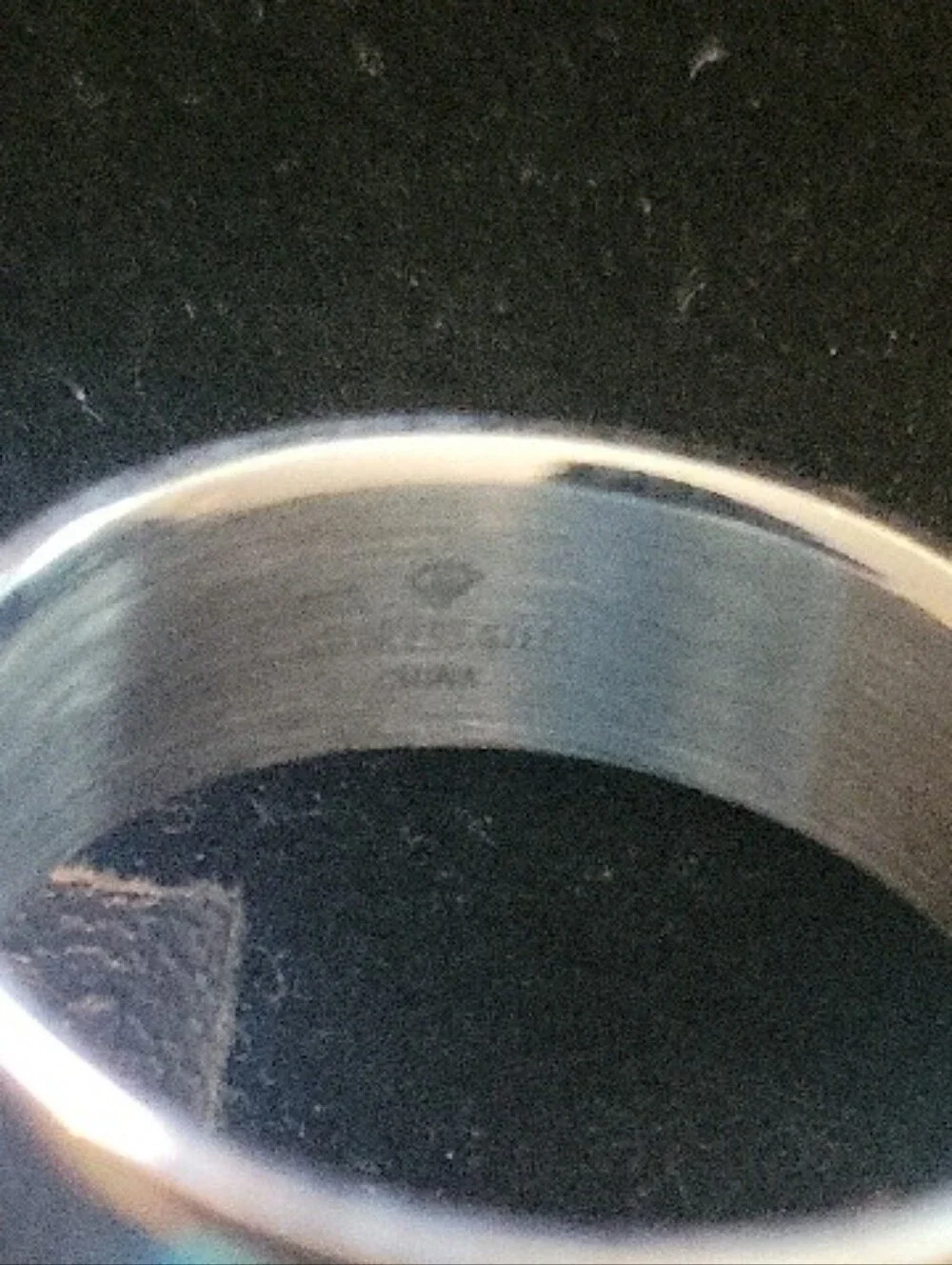 Lords Prayer Two Tone Stainless Ring Size 10